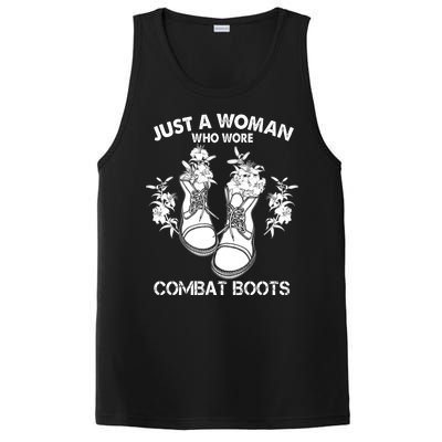 Just A Woman Who Wore Combat Boots PosiCharge Competitor Tank