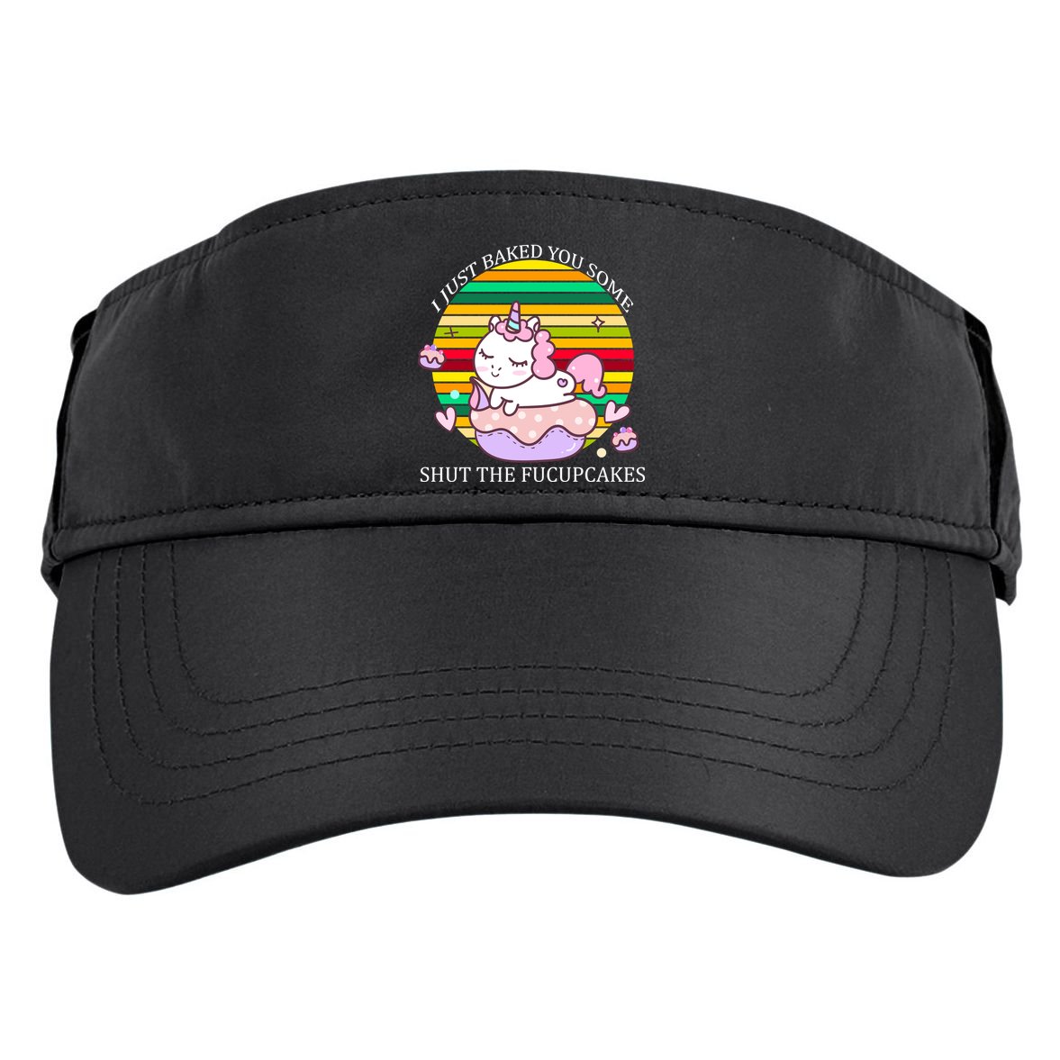 Just Baked You Some Shut The F*ucupcakes Adult Drive Performance Visor