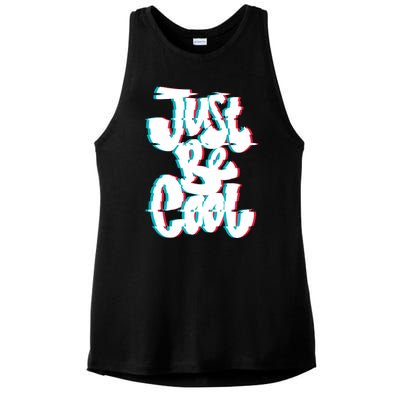 Just Be Cool Ladies PosiCharge Tri-Blend Wicking Tank