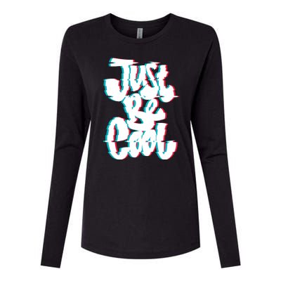 Just Be Cool Womens Cotton Relaxed Long Sleeve T-Shirt