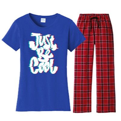 Just Be Cool Women's Flannel Pajama Set