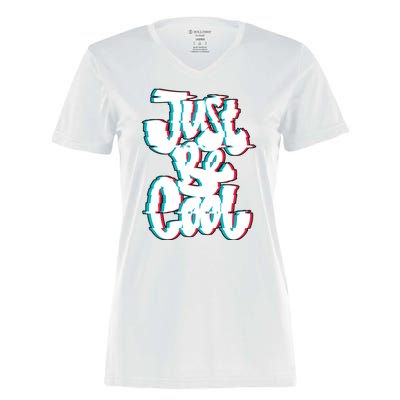 Just Be Cool Women's Momentum V-Neck T-Shirt