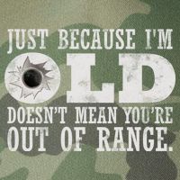 Just Because I'm Old Doesn't Mean Your Out Of Range Legacy Tie Dye Trucker Hat