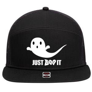 Just Boo It 7 Panel Mesh Trucker Snapback Hat