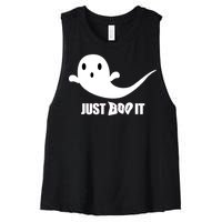 Just Boo It Women's Racerback Cropped Tank