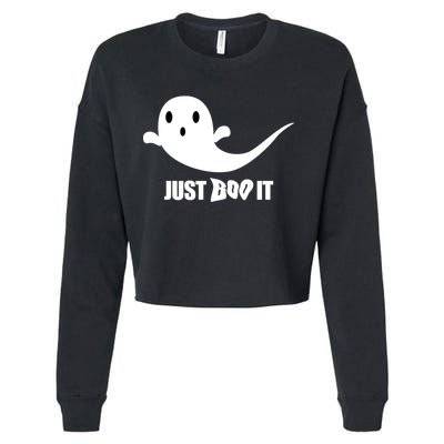 Just Boo It Cropped Pullover Crew