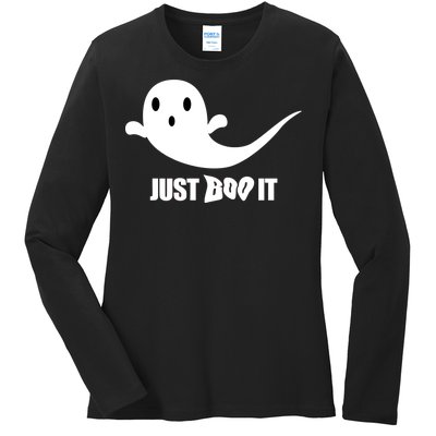 Just Boo It Ladies Long Sleeve Shirt