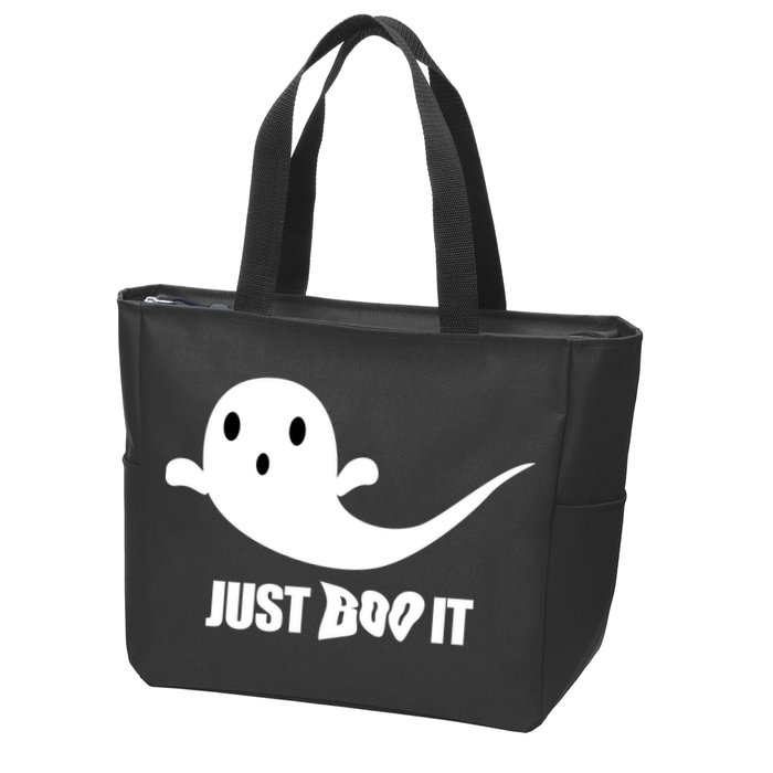 Just Boo It Zip Tote Bag