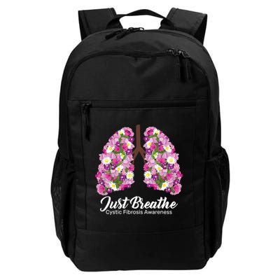 Just Breathe Cystic Fibrosis Awareness Backpack