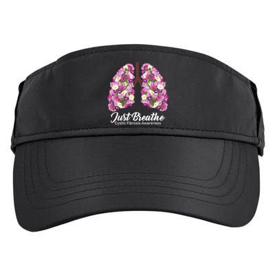 Just Breathe Cystic Fibrosis Awareness Adult Drive Performance Visor