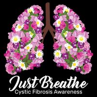 Just Breathe Cystic Fibrosis Awareness 16 in Basic Backpack