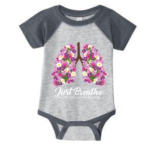 Just Breathe Cystic Fibrosis Awareness Infant Baby Jersey Bodysuit