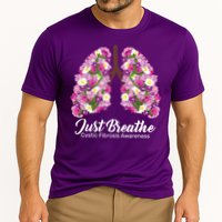 Just Breathe Cystic Fibrosis Awareness Cooling Performance Crew T-Shirt