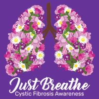 Just Breathe Cystic Fibrosis Awareness Cooling Performance Crew T-Shirt