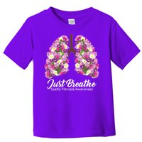 Just Breathe Cystic Fibrosis Awareness Toddler T-Shirt