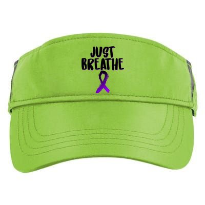 Just Breathe Cystic Fibrosis Cancer Adult Drive Performance Visor