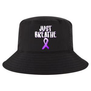 Just Breathe Cystic Fibrosis Cancer Cool Comfort Performance Bucket Hat