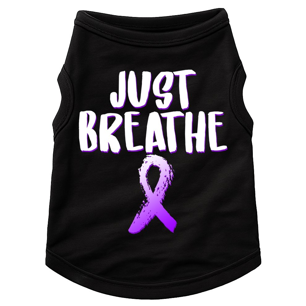 Just Breathe Cystic Fibrosis Cancer Doggie Tank
