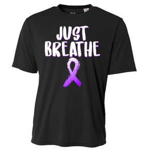 Just Breathe Cystic Fibrosis Cancer Cooling Performance Crew T-Shirt