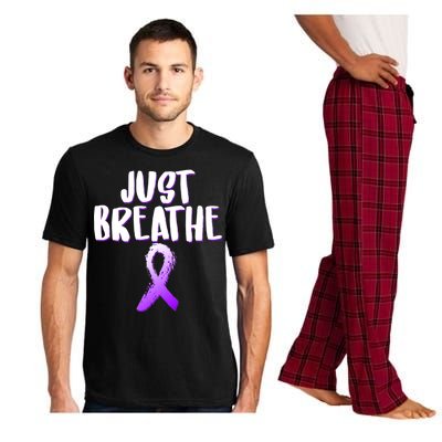 Just Breathe Cystic Fibrosis Cancer Pajama Set