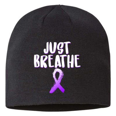 Just Breathe Cystic Fibrosis Cancer Sustainable Beanie