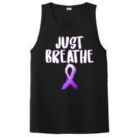 Just Breathe Cystic Fibrosis Cancer PosiCharge Competitor Tank