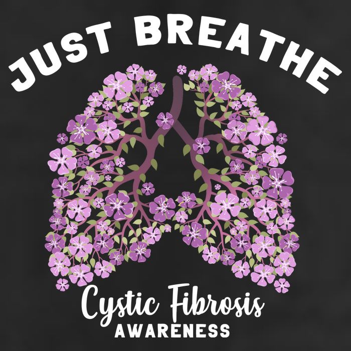 Just Breathe Cystic Fibrosis Lung Flowers 11oz C Handle Ceramic Mug