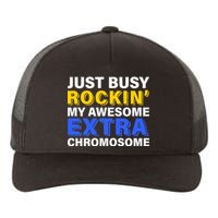 Just Busy Rockin My Awesome Extra Chromosome Yupoong Adult 5-Panel Trucker Hat