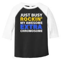 Just Busy Rockin My Awesome Extra Chromosome Toddler Fine Jersey T-Shirt