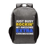 Just Busy Rockin My Awesome Extra Chromosome Vector Backpack