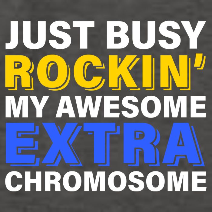 Just Busy Rockin My Awesome Extra Chromosome Vector Backpack