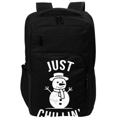 Just Chillin Snowman Impact Tech Backpack