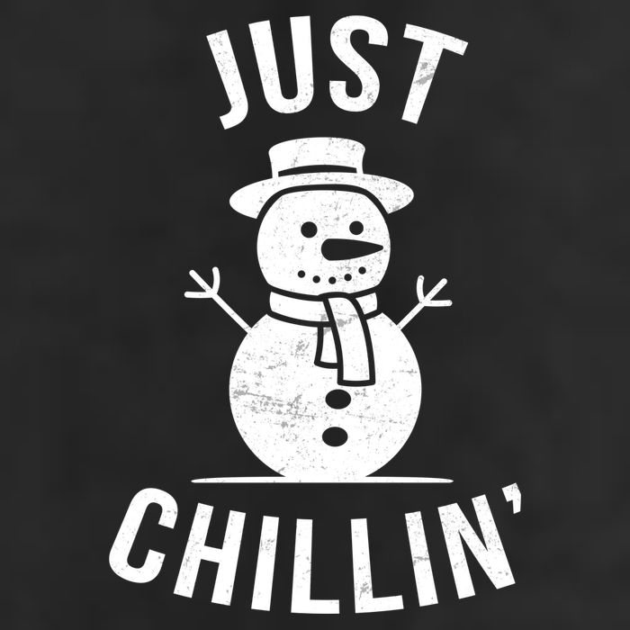 Just Chillin Snowman Golf Towel