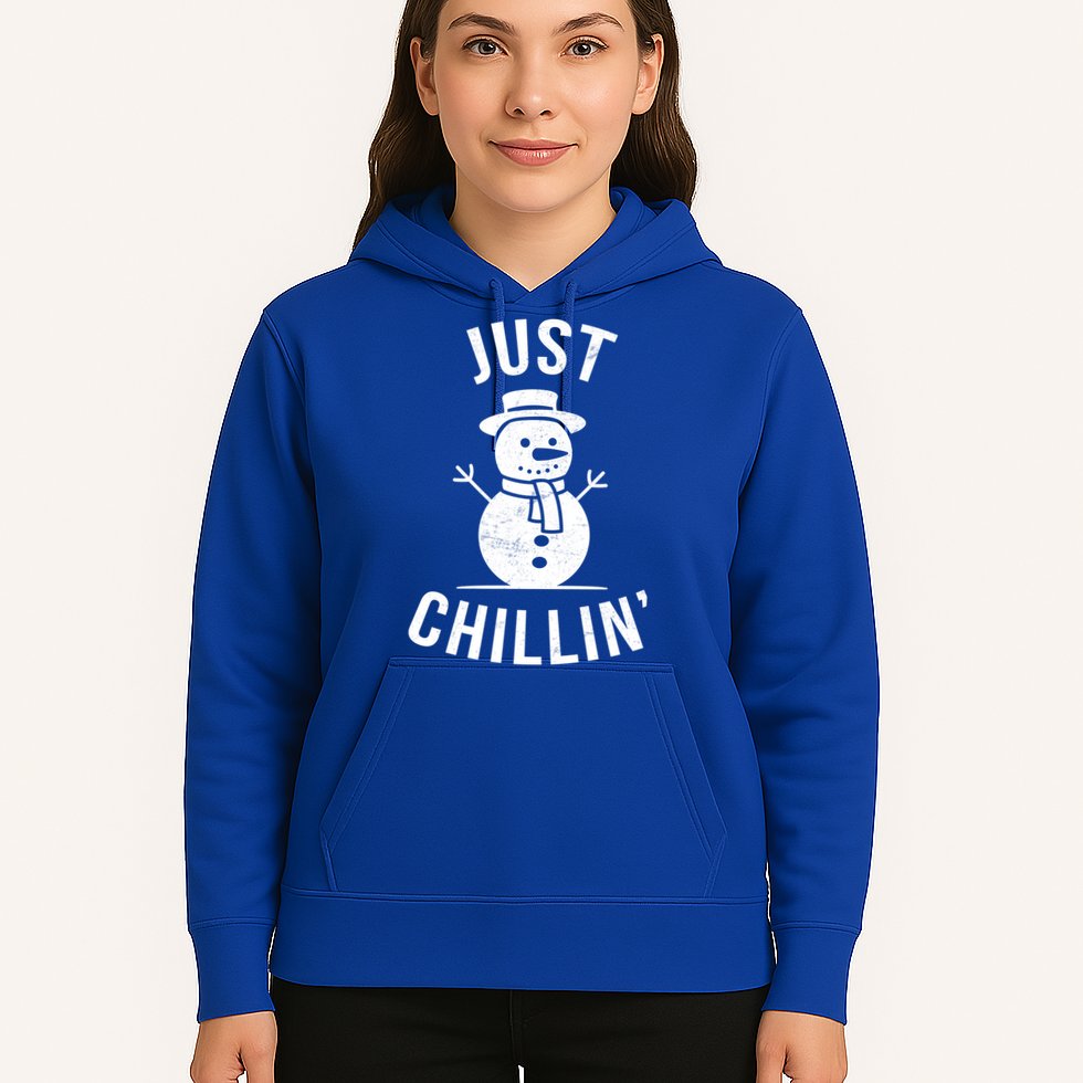 Just Chillin Snowman Hoodie
