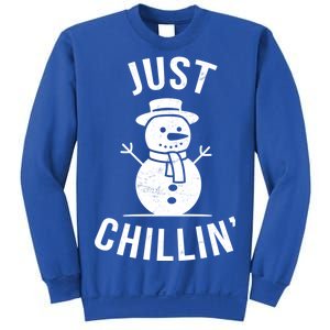 Just Chillin Snowman Sweatshirt