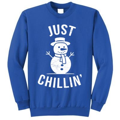 Just Chillin Snowman Sweatshirt