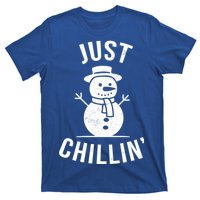 Just Chillin Snowman T-Shirt