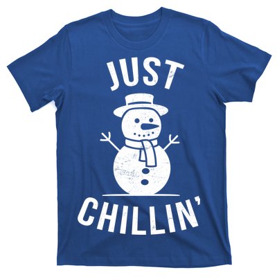 Just Chillin Snowman T-Shirt