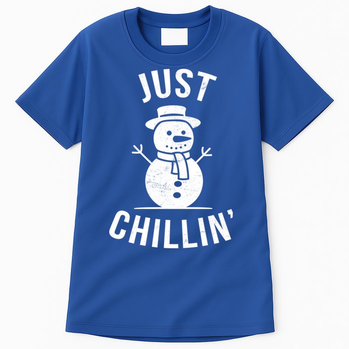 Just Chillin Snowman Tall T-Shirt