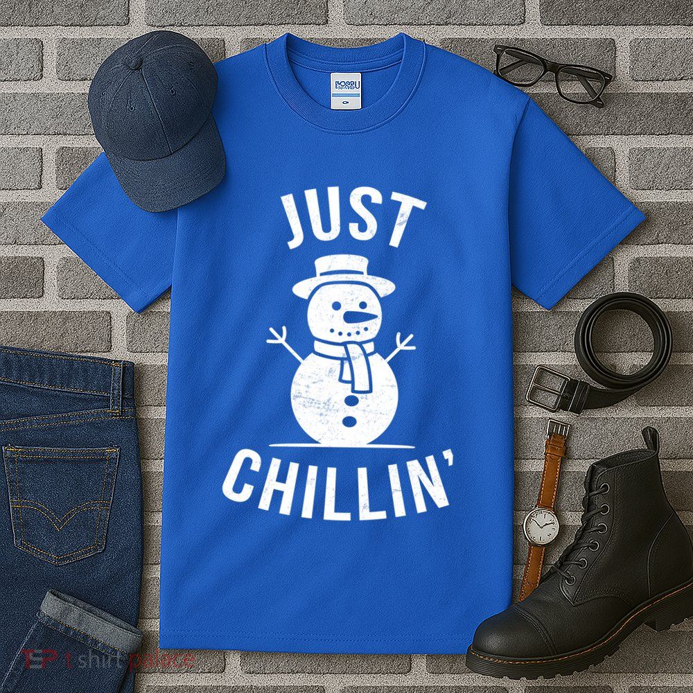Just Chillin Snowman Tall T-Shirt
