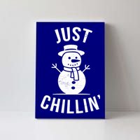 Just Chillin Snowman Canvas