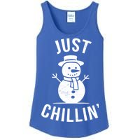 Just Chillin Snowman Ladies Essential Tank