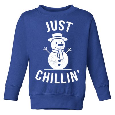 Just Chillin Snowman Toddler Sweatshirt