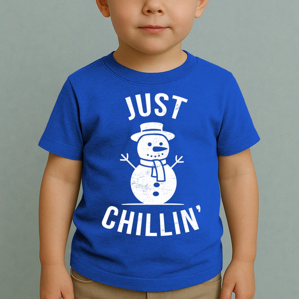 Just Chillin Snowman Toddler T-Shirt