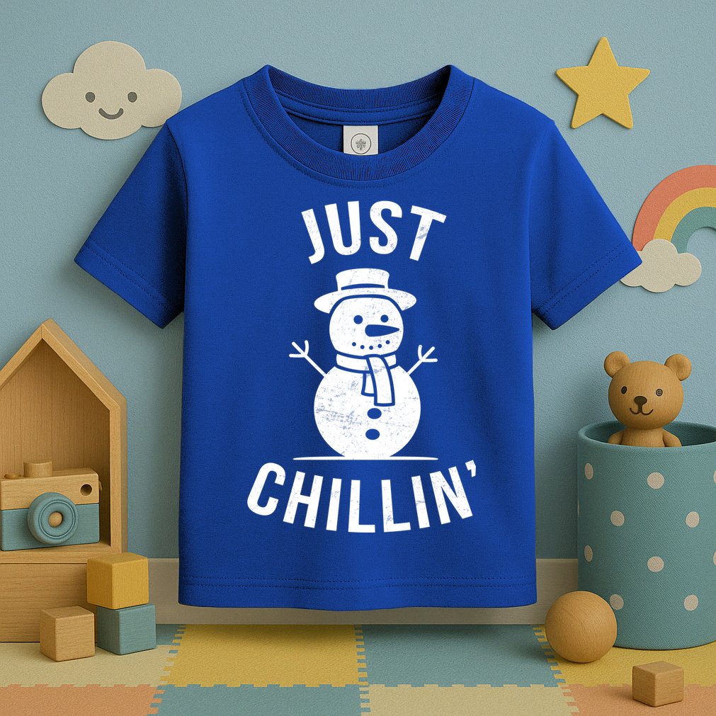Just Chillin Snowman Toddler T-Shirt