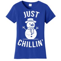 Just Chillin Snowman Women's T-Shirt