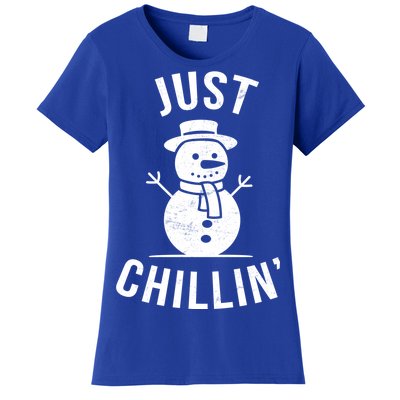 Just Chillin Snowman Women's T-Shirt