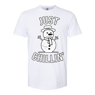 Just Chillin Snowman Softstyle® CVC T-Shirt