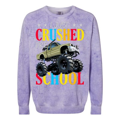 Just Crushed Pre-School Colorblast Crewneck Sweatshirt