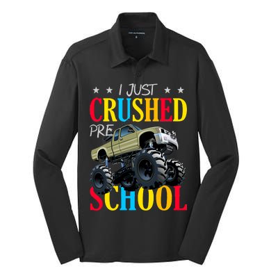 Just Crushed Pre-School Silk Touch Performance Long Sleeve Polo